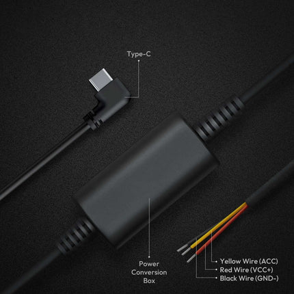 <tc>Botslab Hardwire Kit USB-C 3-Draht</tc>