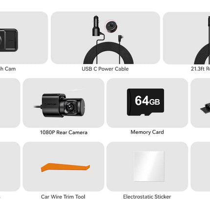 <tc>Redtiger A6 3CH 2K Touch Wifi GPS 64gb Dashcam</tc>
