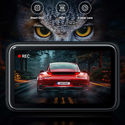 <tc>Redtiger F4 4K Touch Wifi GPS 32 go dashcam</tc>