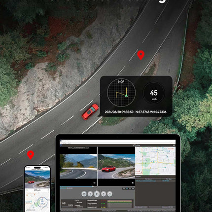 <tc>Redtiger F7NT 4K Touch Wifi GPS 2CH 64gb Dashcam</tc>