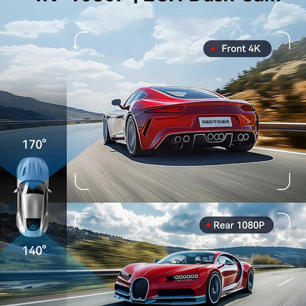 <tc>Redtiger F7NX 4K Touch Wifi GPS 2CH 128 go dashcam</tc>