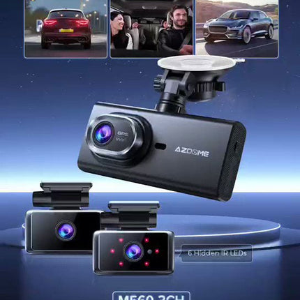 AZDome M560 3CH 4K Wifi GPS 128gb Dashcam