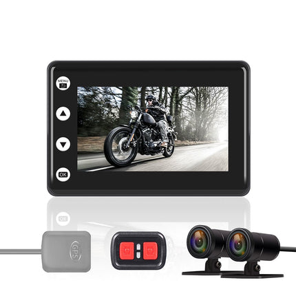 Motocam A2X WiFi 2CH Dual Motorrad Dashcam