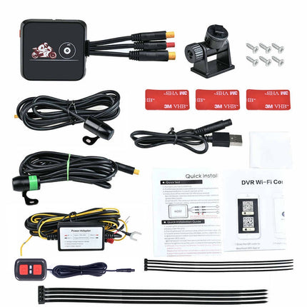 Motocam E6L 2CH Dual Wifi Motorrad Dashcam