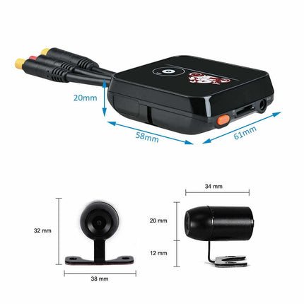 Motocam E6L 2CH Dual Wifi Motorrad Dashcam