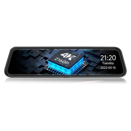 Nanocam T55 4K 2CH Full Mirror Wifi GPS 32 Go dashcam