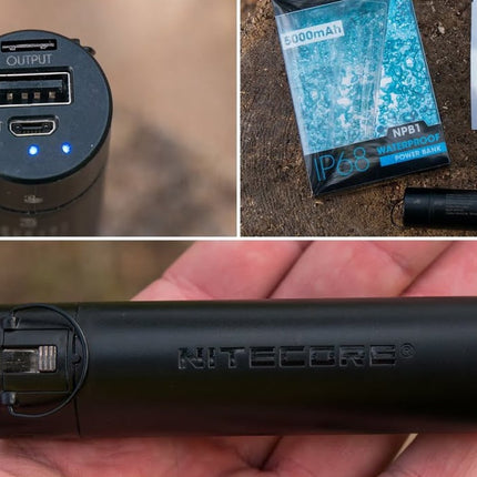 Nitecore NPB1 5000 mAh wasserdichte Powerbank