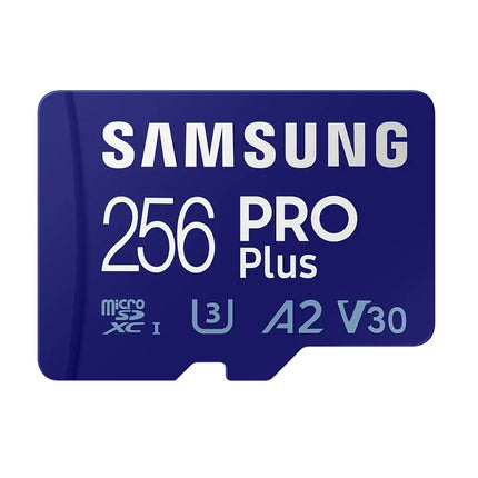 Samsung carte Micro SDXC Pro Plus 256 Go U3 V30 A2