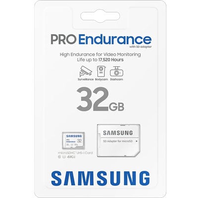 Samsung carte Micro SDHC Pro Endurance 32 Go UHS-I V10