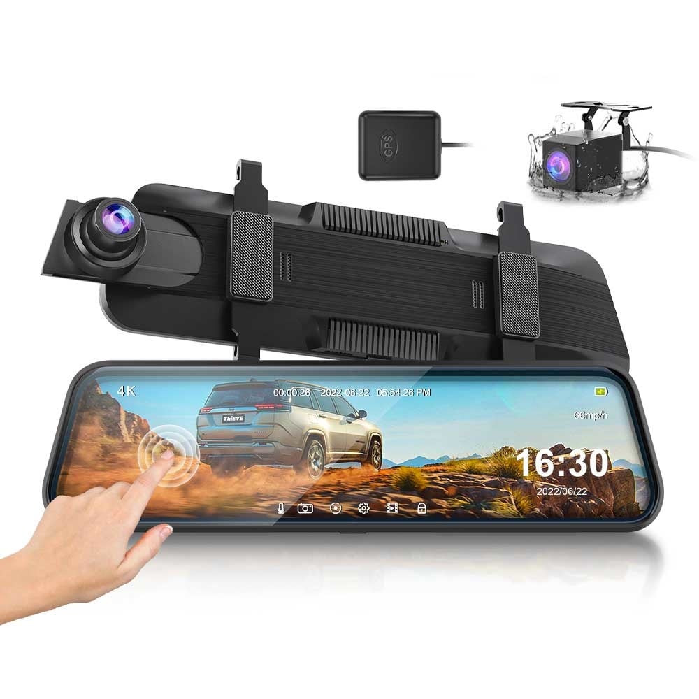 Thieye Carview 4 4K Full Mirror Touch GPS dashcam