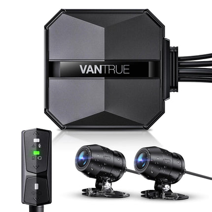 Vantrue F1 4K Dual Wifi GPS dashcam pour moto